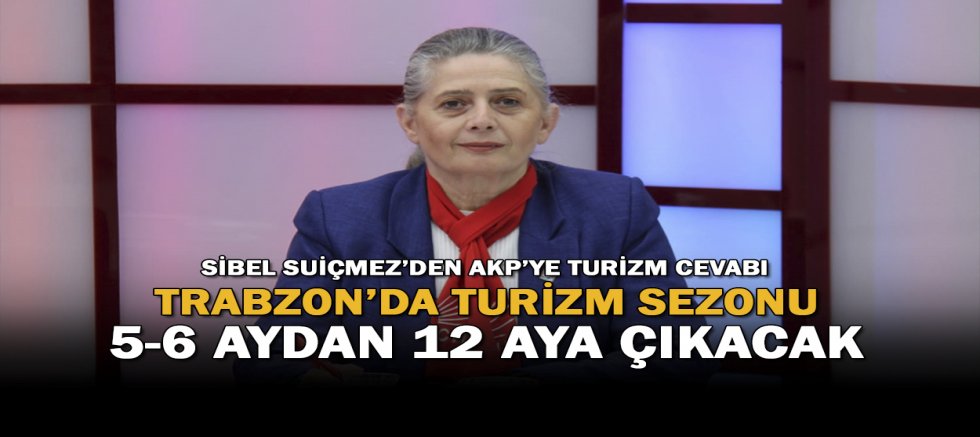 “AKP Giderse, Trabzon’a Turist Gelmez!” İddiasına Suiçmez’den Tepki