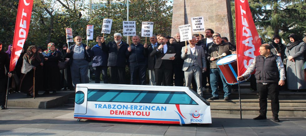 Saadet Partisi Trabzon'u Trenle Buluşturdu!