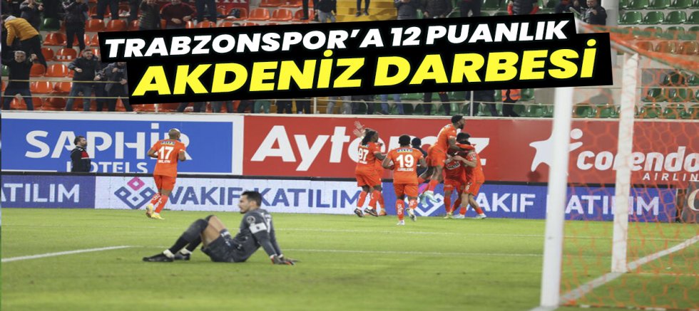 Trabzonspor Bu Sezon  ‘Akdeniz’de’ 12 Puan Bıraktı