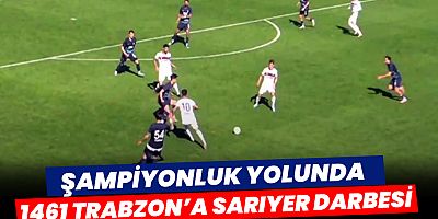 1461 Trabzon Şampiyonluk Yolunda Darbe Aldı