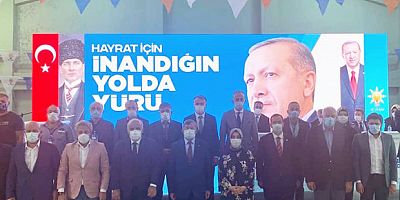 AK Parti Hayrat İlçe Başkanlığına Karaahmetoğlu Yeniden Seçildi