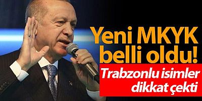 AK Parti MKYK'sına Trabzonlu 5 İsim Girdi !