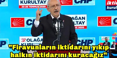 Kılıçdaroğlu, Kurultayda 13 Maddelik İktidar Manifestosunu Açıkladı
