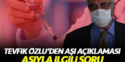 Prof. Dr. Özlü: Aşıdan Başka Çözüm Yok !