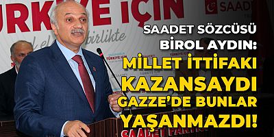 Saadet Sözcüsü Birol Aydın, Trabzon'da Konuştu 