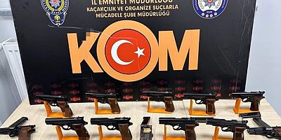 Trabzon’da Çok Sayıda Ruhsatsız Silah Ele Geçirildi