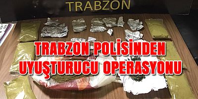 Trabzon Polisinden Uyuşturucu Operasyonu: 4 Gözaltı