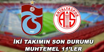 Trabzonspor, Antalyaspor Karşısında 3 Puan Arıyor