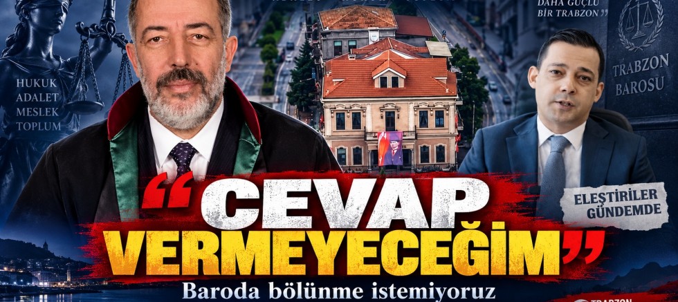 “CEVAP VERMEYECEĞİM”