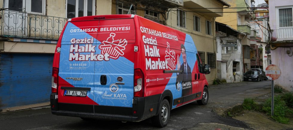 Ortahisar Belediyesi Gezici Halk Market Uygulaması Hizmete Başladı