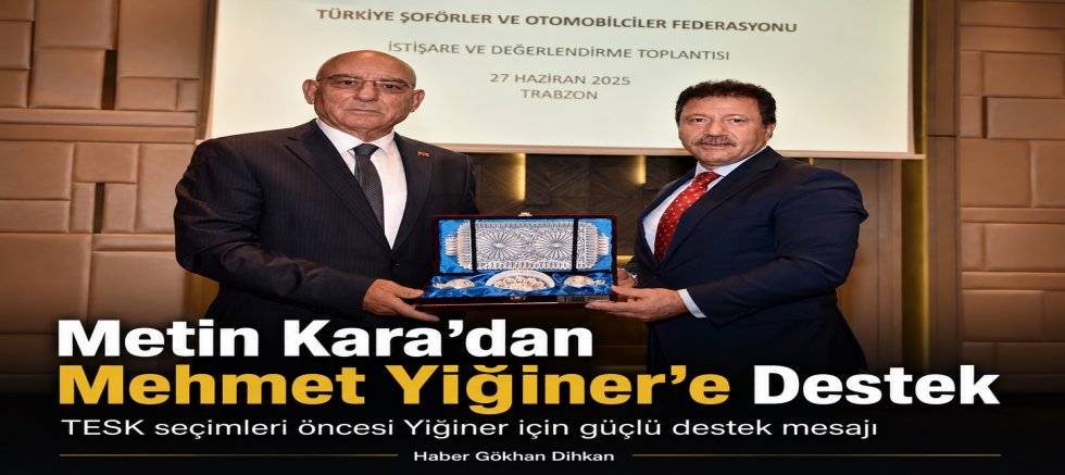 TESOB Başkanı Kara’dan Yiğiner’e Açık Destek