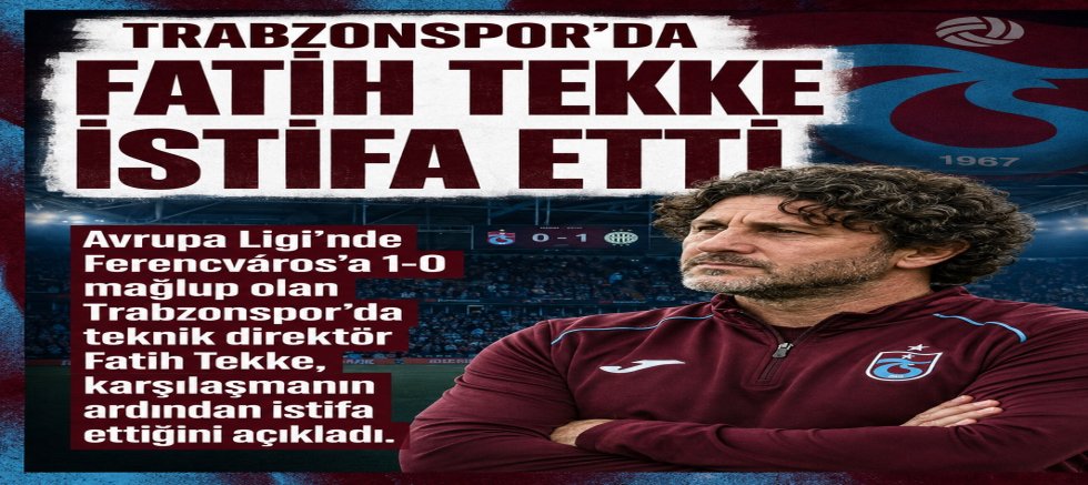 TRABZONSPOR’DA 4-0’LIK YIKIMIN ARDINDAN FATİH TEKKE DÖNEMİ BİTTİ!