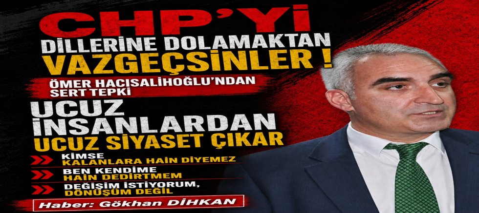 “UCUZ İNSANLARDAN UCUZ SİYASET ÇIKAR”