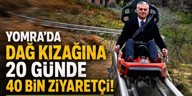 YOMRA’DA DAĞ KIZAĞINA 20 GÜNDE 40 BİN ZİYARETÇİ!