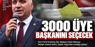 3080 ÜYE BAŞKANINI SEÇECEK