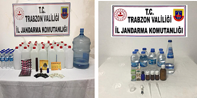 42 Litre Sahte Alkollü İçki Ele Geçirildi !