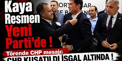 AHMET KAYA YENİ PARTİ’DE