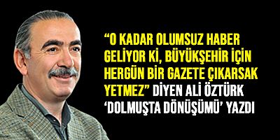 Ali Öztürk: “Zorluoğlu’nun Projesi Hayaldi ve Çökmeye Mecburdu”