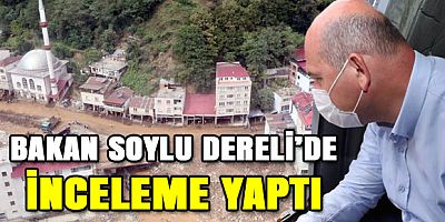 Bakan Soylu, Giresun Dereli’deki Çalışmaları İnceledi