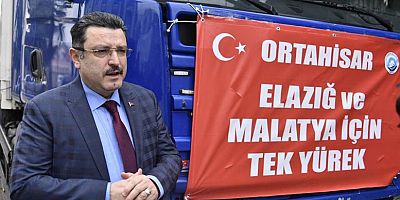 Başkan Genç Yardım TIR’ını Elazığ'a Uğurladı