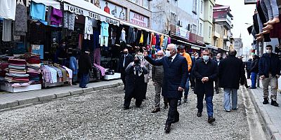 Başkan Zorluoğlu Çarşı Esnafını Dinledi !