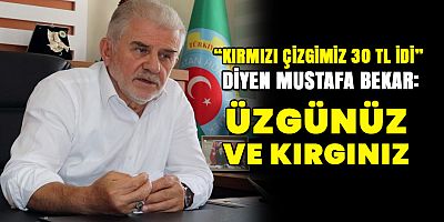 Bekar: Fındıkta 30 Lira Aşırı Bir Fiyat Değildi !