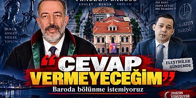 “CEVAP VERMEYECEĞİM”