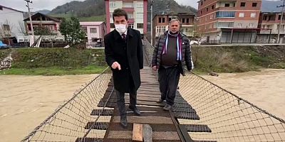 CHP'li Ahmet Kaya: ''Bu çağda bu köprü Trabzon'a yakışmıyor''