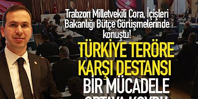 Cora: Türkiye teröre karşı, destansı bir mücadele ortaya koydu !