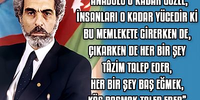 Elçibey’in 28 Yıl Önce TBMM’de Yaptığı O Tarihi Konuşma…