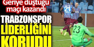 Karadeniz Derbisinde Kazanan Trabzonspor : 2-1