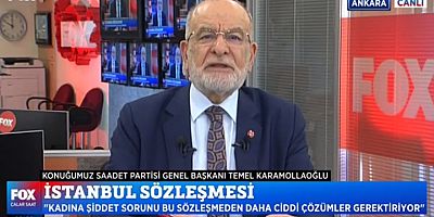 SP Lideri Karamollao?lu, Fox Haber'de Konu?tu 