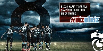 Liderden Dikkat Çeken Paylaşım | Trabzonspor'dan Rakiplere Göz Dağı
