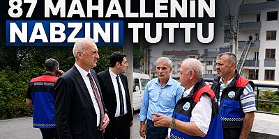 Ortahisar Belediyesi 87 Mahallenin Nabzını Tuttu !