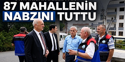 Ortahisar Belediyesi 87 Mahallenin Nabzını Tuttu !