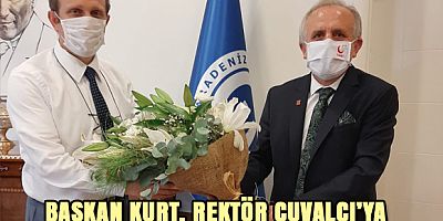 Saadet Partisi İl Başkanı Kurt, KTÜ Rektörü Çuvalcı’yı Ziyaret Etti