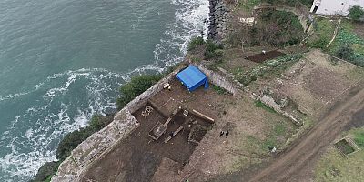 Trabzon'da Akçakale Kalesi’nde Kazı Çalışmaları Sürüyor !