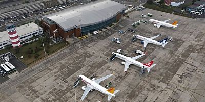 Trabzon Havalimanında rekor kırıldı: 2 günde 265 uçak