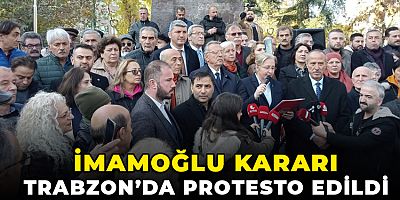 Trabzon İmamoğlu'na Destek Verdi, Cezayı Protesto Etti