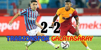 Trabzonspor, Galatasaray Karşısında 2 Puan Kaybetti: 2-2