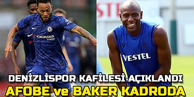 Yeni Transferler Afobe ve Baker Kadroya Alındı