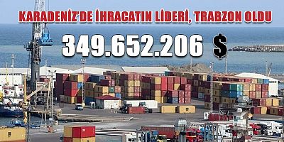 Yılın İlk Çeyreğinde İhracatın Lideri, Trabzon Oldu
