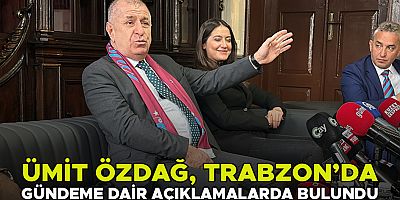 Zafer Partisi Başkanı Ümit Özdağ, Trabzon’da Konuştu