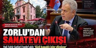 ZORLU’DAN VALİ ŞAHİN’E AĞIR SUÇLAMA: SANATEVİ’NDE GİZLİ KAPAKLI İŞLER DÖNÜYOR!”