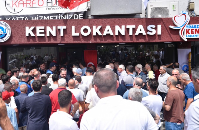 Trabzon’un İlk Kent Lokantası, Meydan'da Açıldı